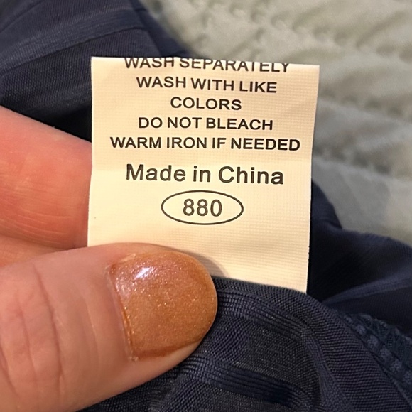 Navy Blue Ribbed Tank Top, NEVER WORN, Size Small - Picture 7 of 7